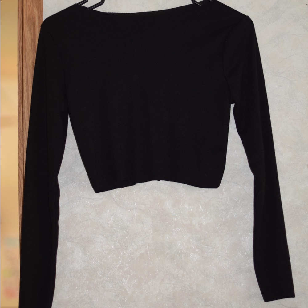 Black Crop Top